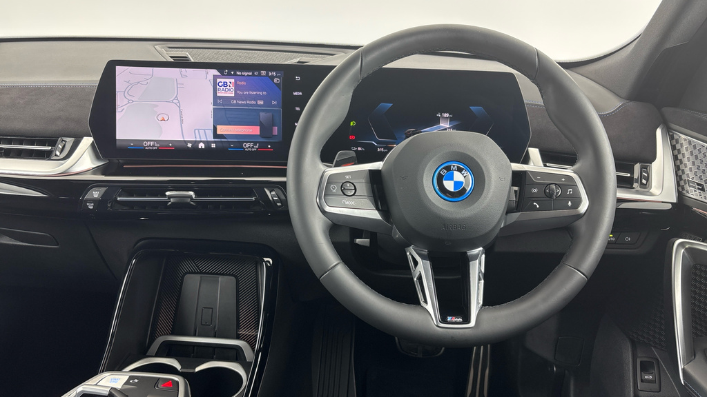BMW iX2 30 66.5Kwh M Sport Xdrive 11Kw Charger ET24KNN Black #5