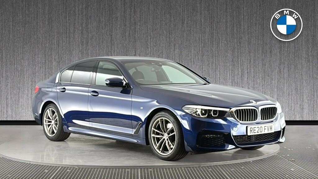 BMW 5 Series 2.0 520D Mht M Sport Euro 6 Ss Blue