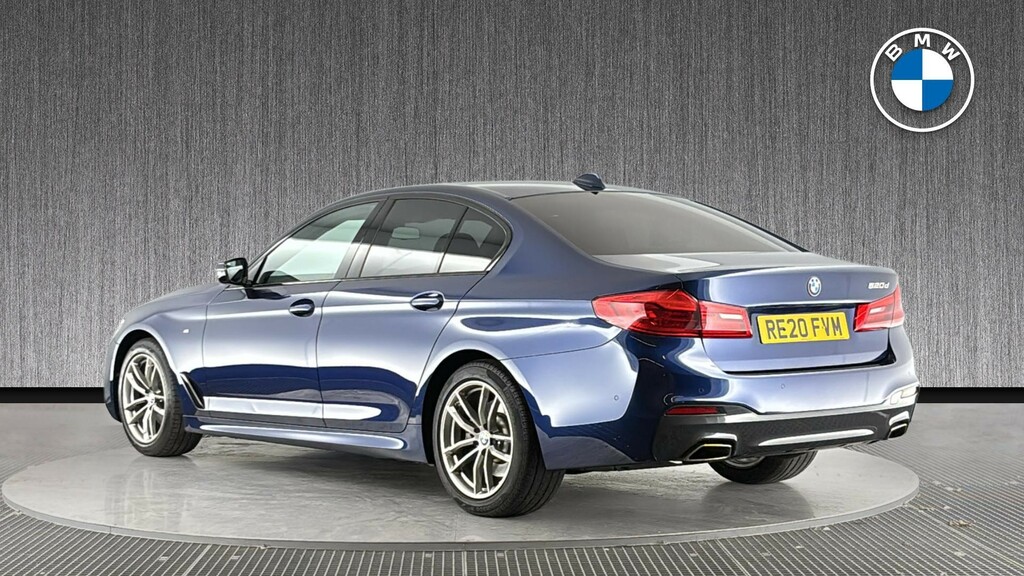 BMW 5 Series 2.0 520D Mht M Sport Euro 6 Ss Blue #2