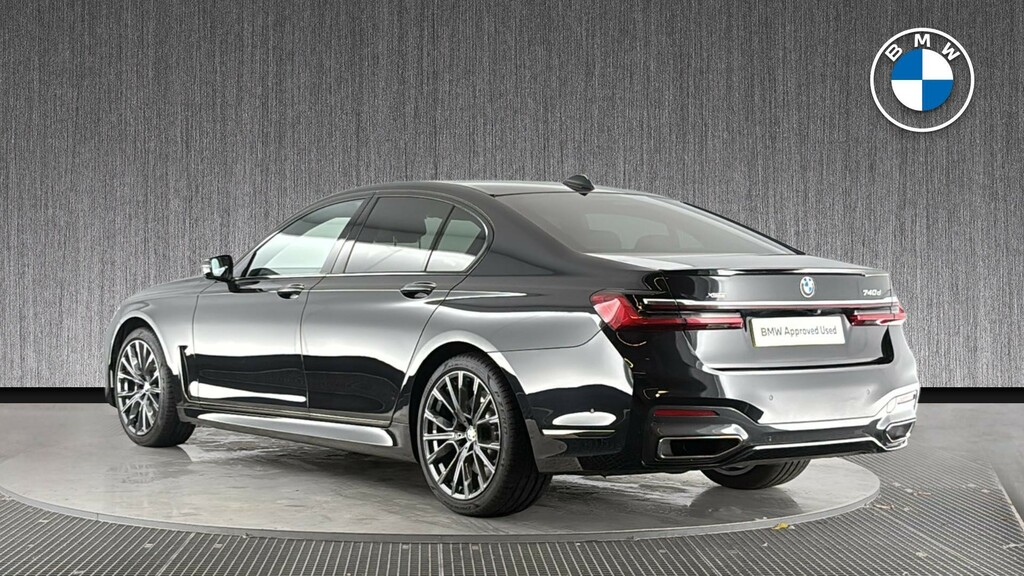 BMW 7 Series 3.0 740D M Sport Xdrive Euro 6 Ss Black #2