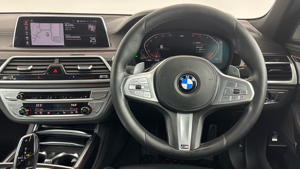 BMW 7 Series 3.0 740D M Sport Xdrive Euro 6 Ss Black #5