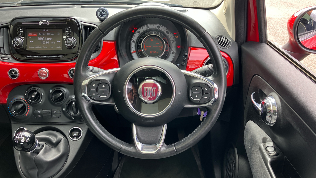 Fiat 500 1.2 Lounge Euro 6 Ss Red #5