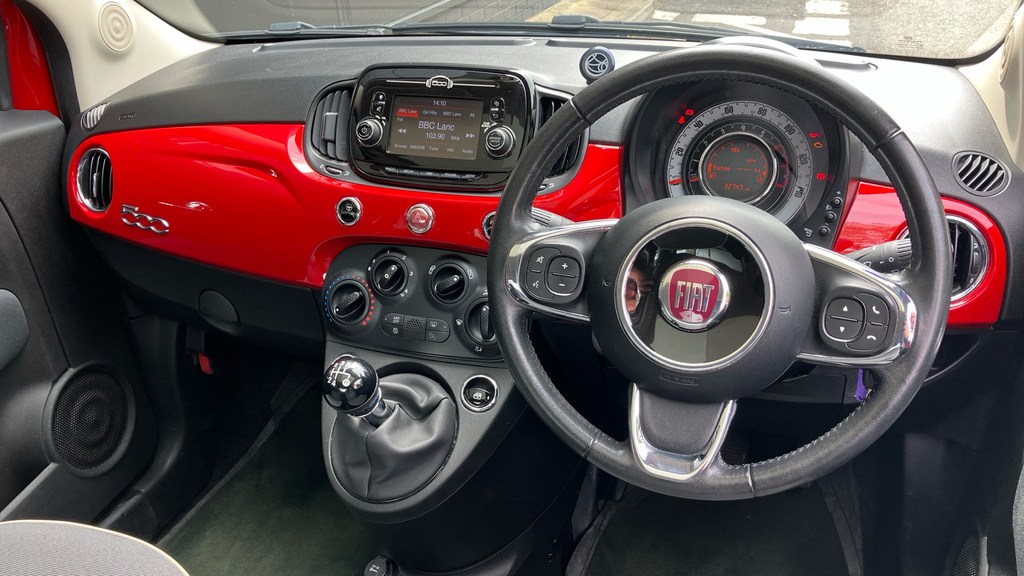 Fiat 500 1.2 Lounge Euro 6 Ss Red #4