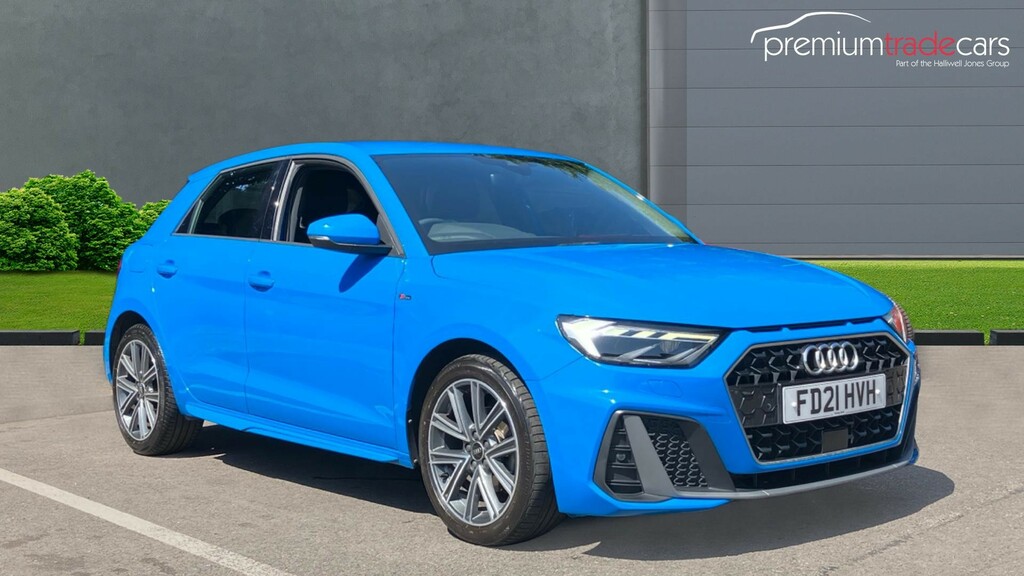 Audi A1 1.0 Tfsi 30 S Line Sportback S Tronic Euro 6 Ss Blue