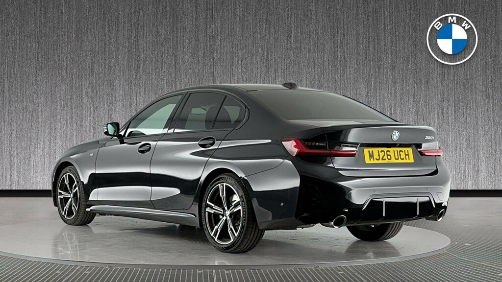 BMW 3 Series 2.0 320I M Sport Euro 6 Ss Black #2