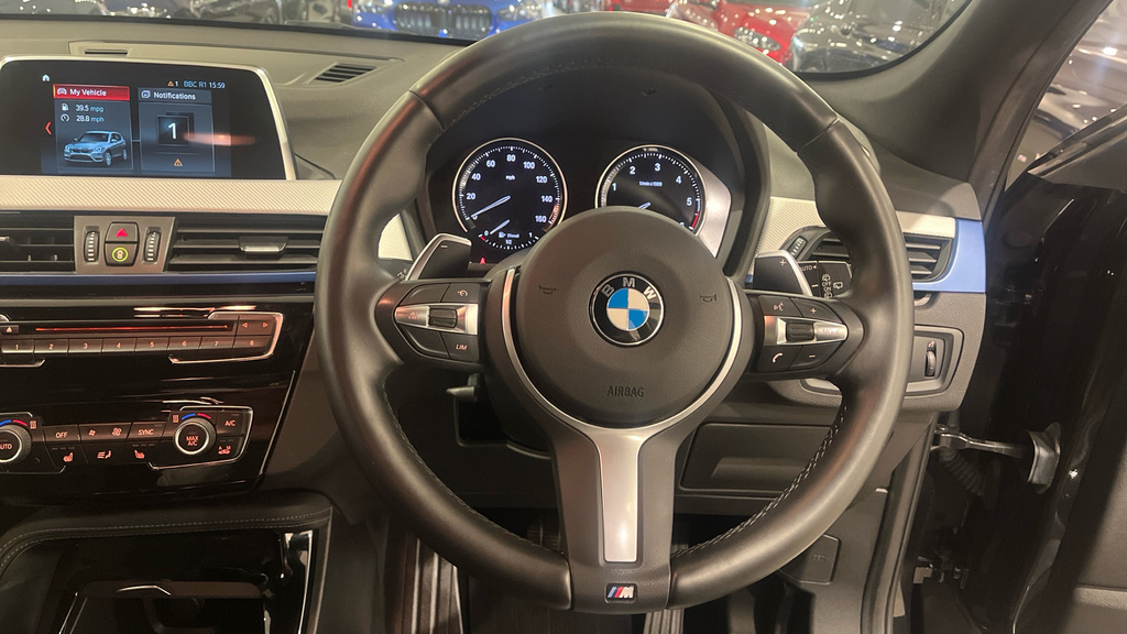 BMW X1 2.0 18D M Sport Xdrive Euro 6 Ss Black #5