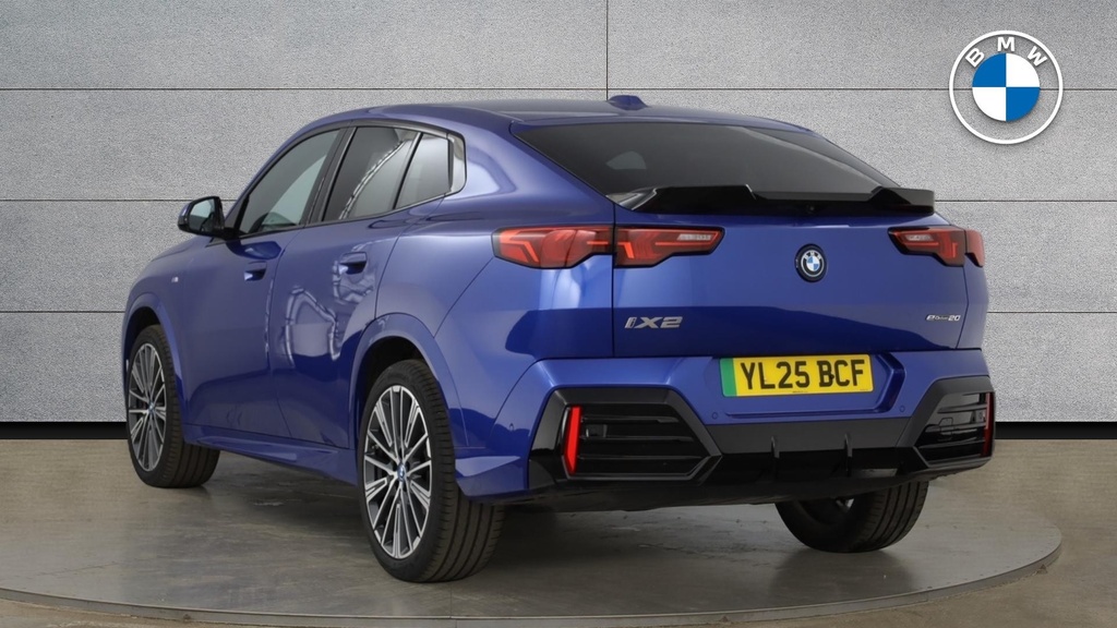 BMW iX2 20 66.5Kwh M Sport Edrive 11Kw Charger Blue #2