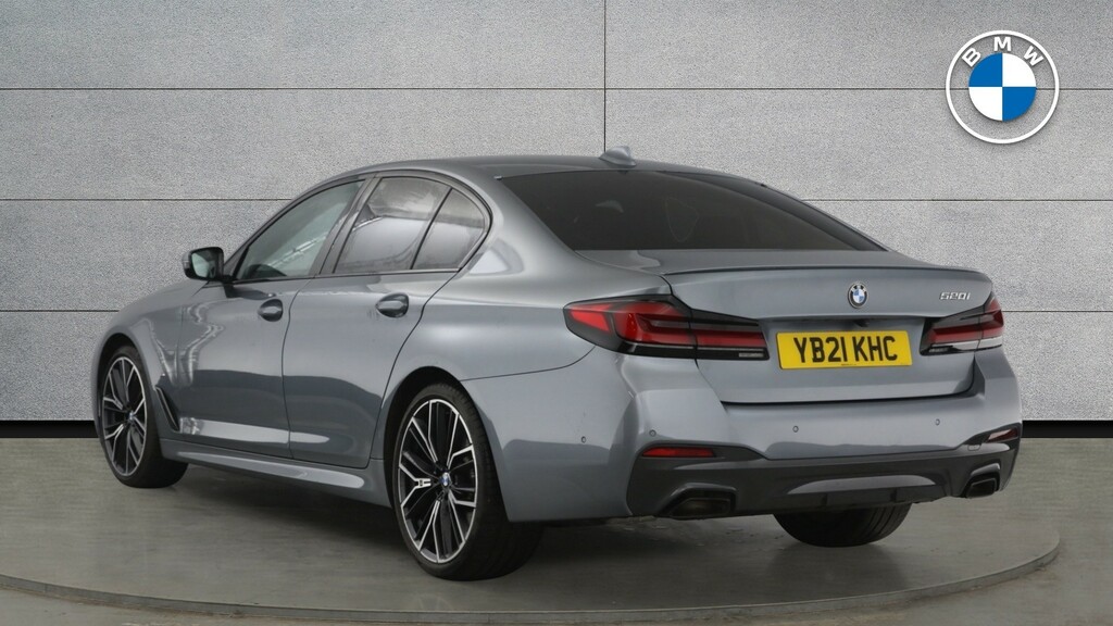 BMW 5 Series White #2
