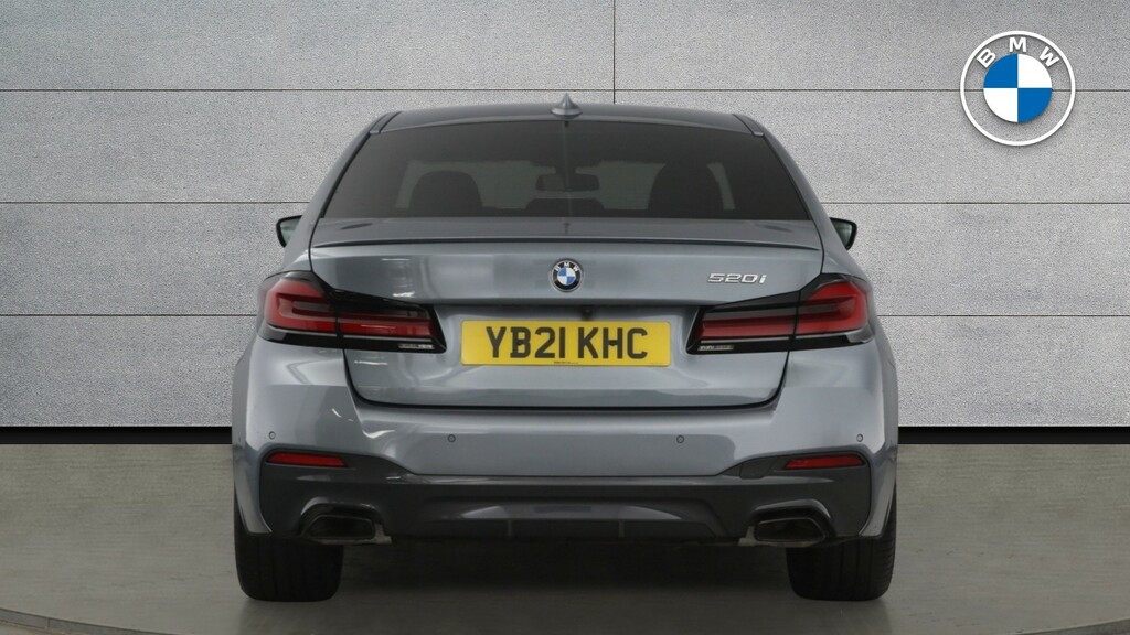 BMW 5 Series White #15