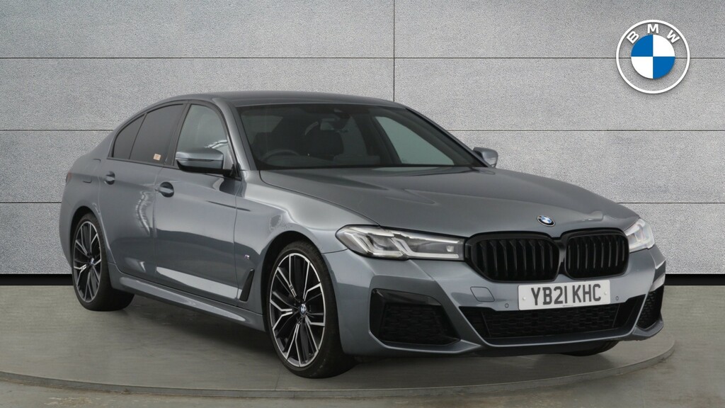 BMW 5 Series White #1