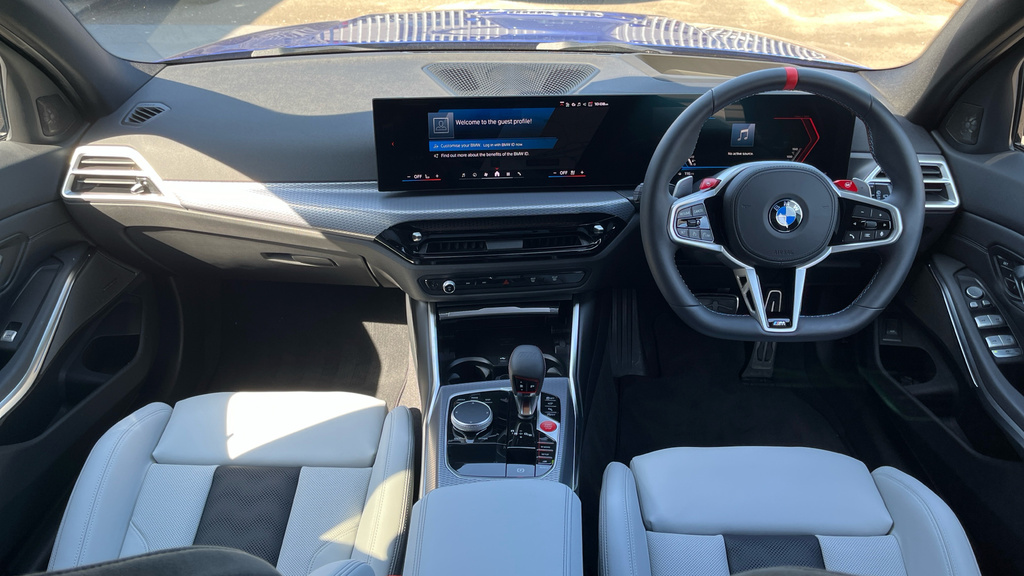 BMW M3 3.0 Biturbo Competition Touring Steptronic M Xdriv Blue #4