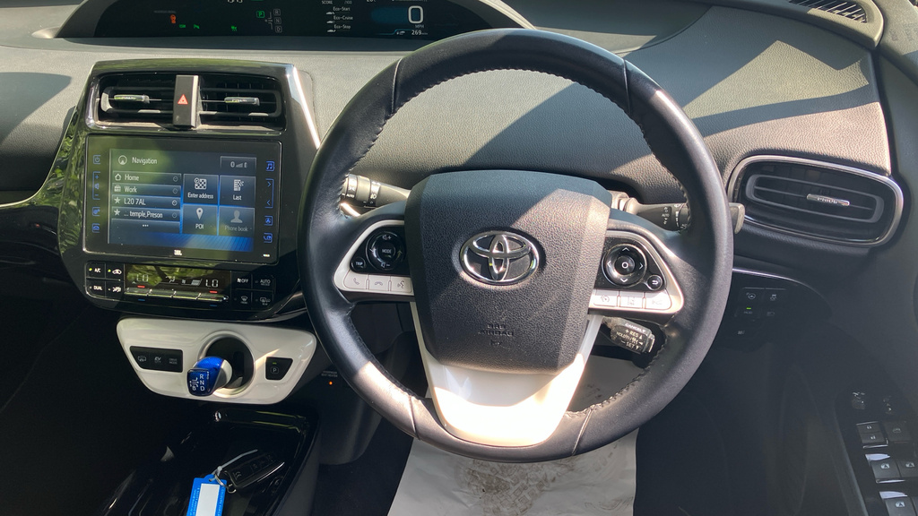 Toyota Prius 1.8 Vvt 8.8Kwh Excel Cvt Euro 6 Ss White #5