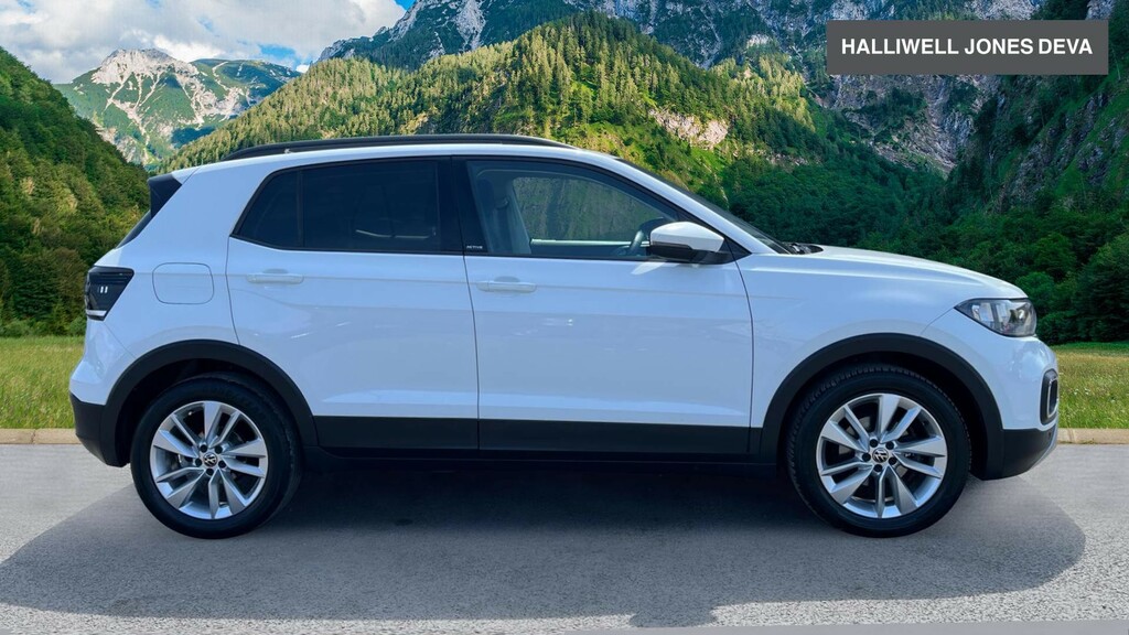 Volkswagen T-Cross 1.0 Tsi Active Dsg Euro 6 Ss White #3