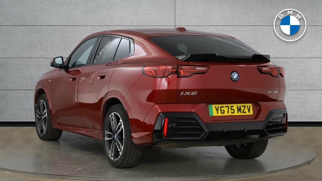 BMW iX2 20 66.5Kwh M Sport Edrive 11Kw Charger Red #2