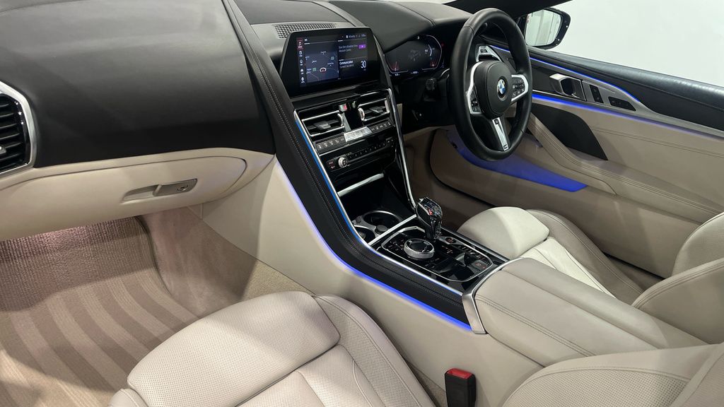 BMW 8 Series 840D Xdrive Black #7