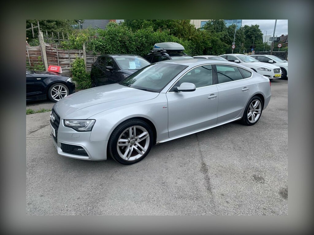 Audi A5 2.0 Tdi S Line Sportback Multitronic Eu Silver #2