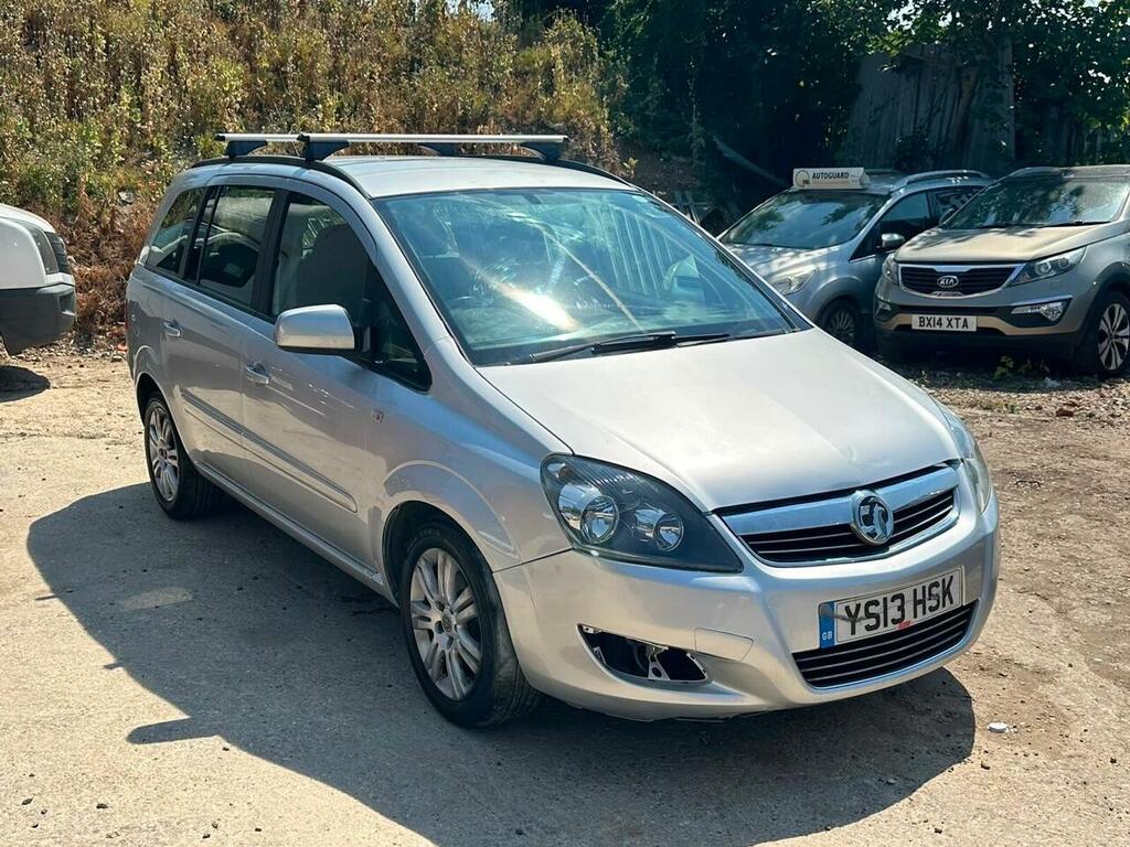 Vauxhall Zafira 1.6 16V Exclusiv Euro 5 YS13HSK Silver #6