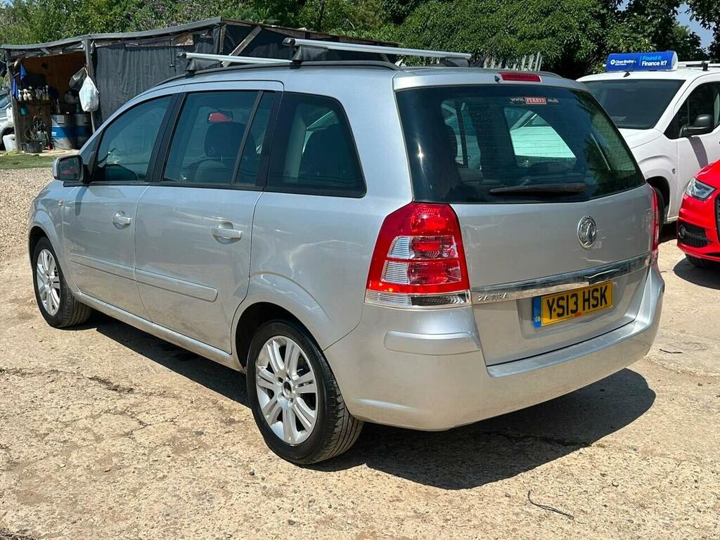 Vauxhall Zafira 1.6 16V Exclusiv Euro 5 YS13HSK Silver #4