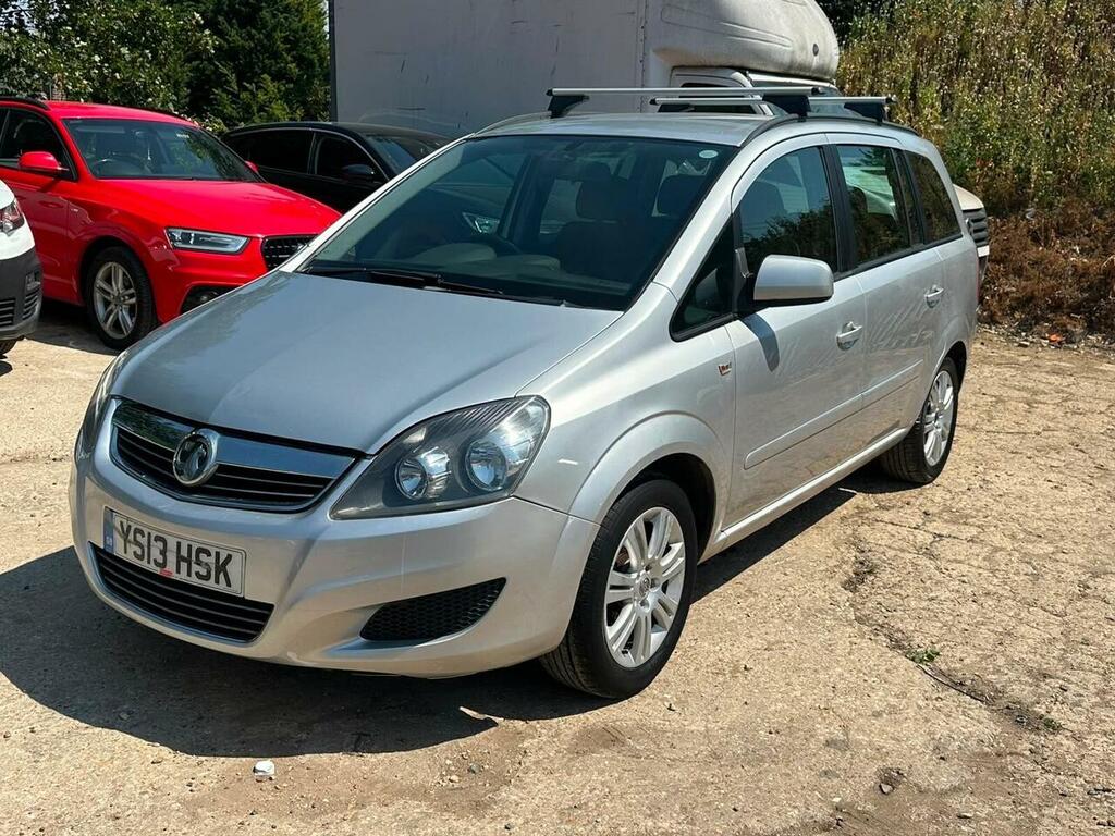 Vauxhall Zafira 1.6 16V Exclusiv Euro 5 YS13HSK Silver #3