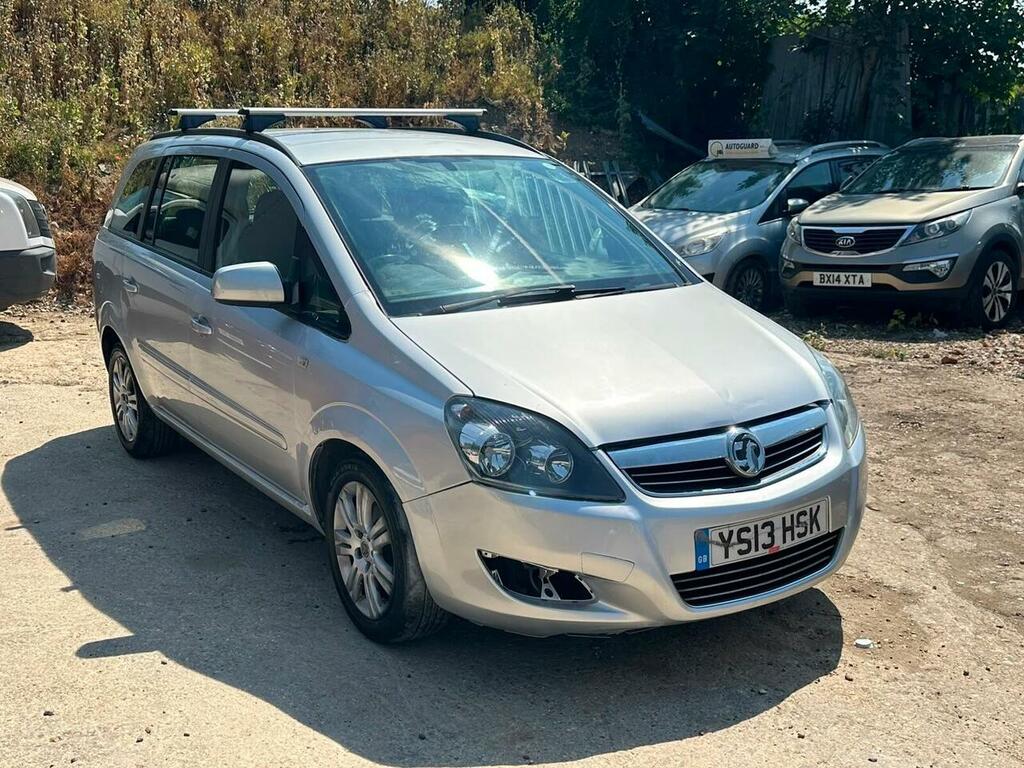 Vauxhall Zafira 1.6 16V Exclusiv Euro 5 YS13HSK Silver #5