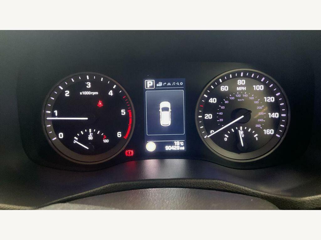Hyundai Tucson Suv 1.7 Crdi Blue Drive Premium Euro 6 Ss Silver #9