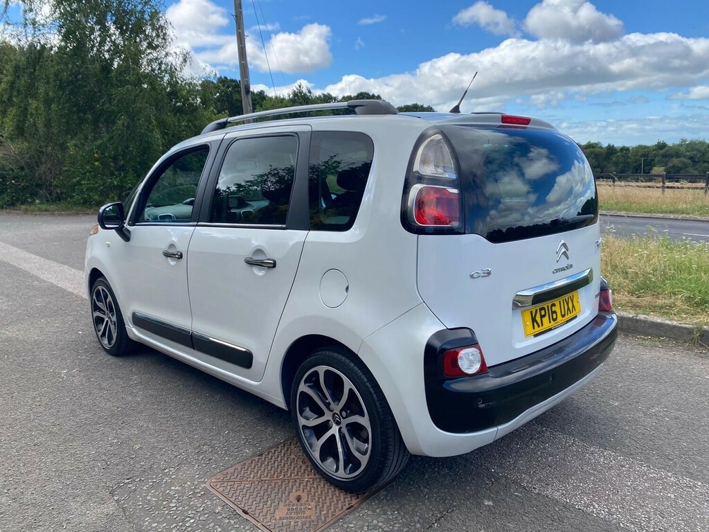 Citroen C3 Picasso 1.6 Bluehdi Platinum Mpv White #4