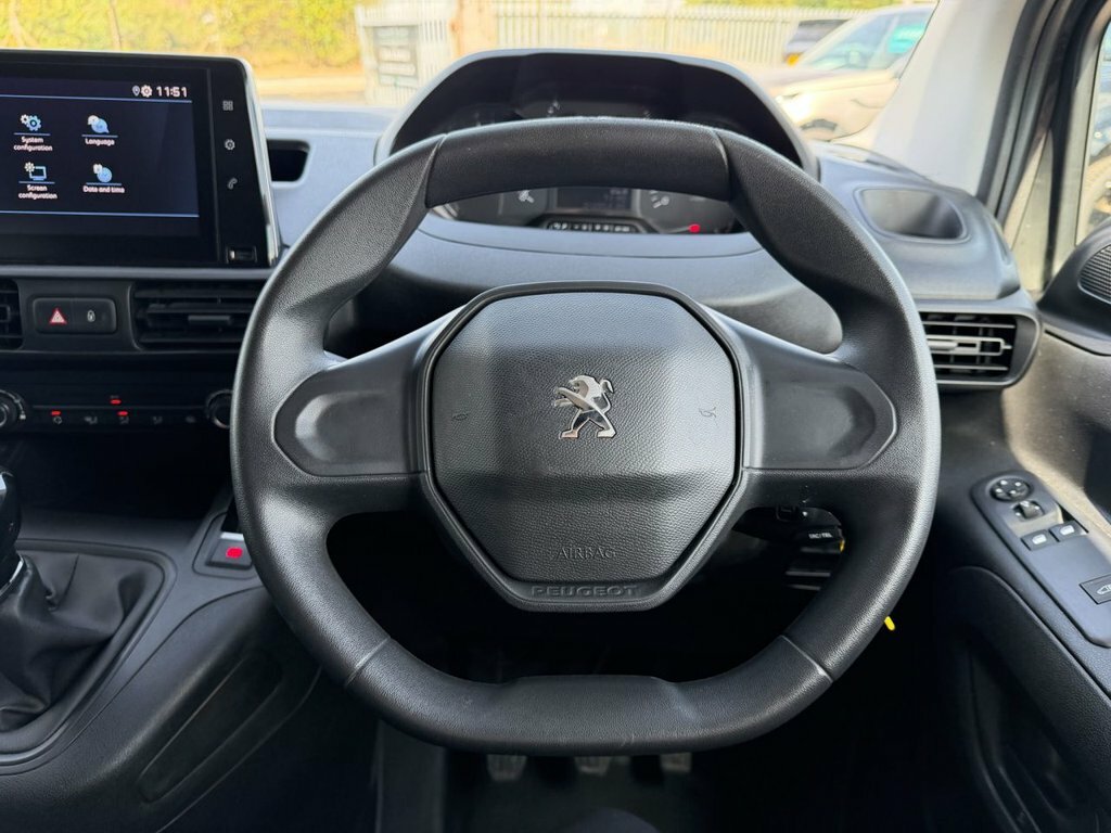 Peugeot Partner 1.5 Bluehdi 1000 Professional Standard Panel Van 5 Grey #11