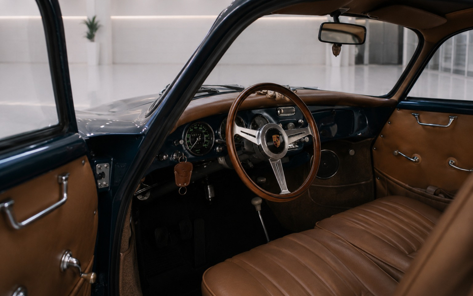 Porsche 356 Petrol Blue #2