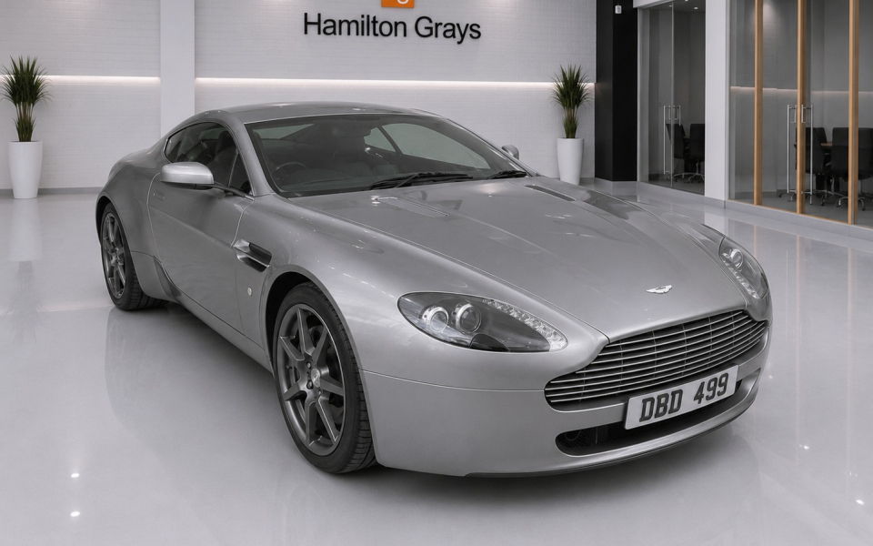 Aston Martin Vantage Petrol Silver