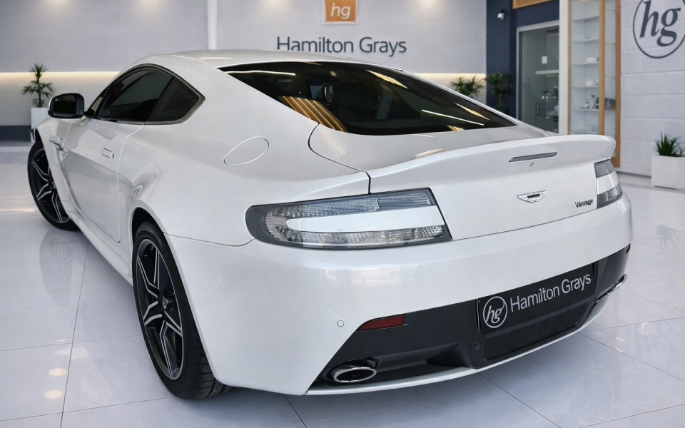 Aston Martin V8 Petrol White #2