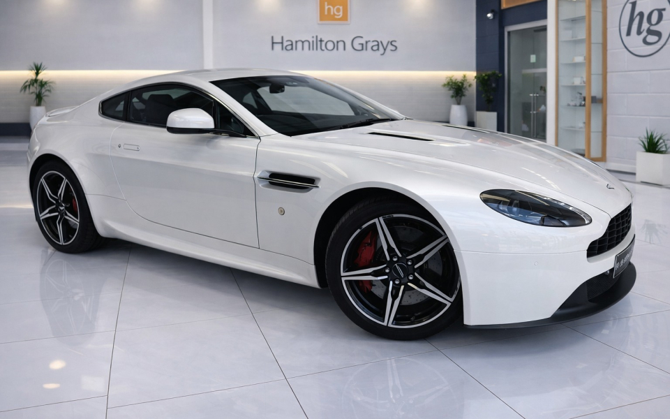 Aston Martin V8 Petrol White #6