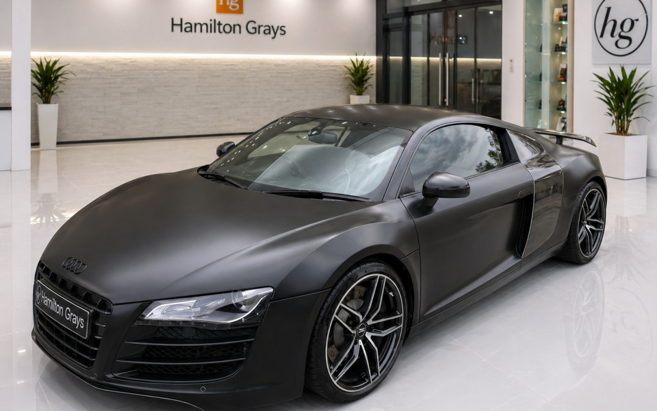Audi R8 Petrol Black #5