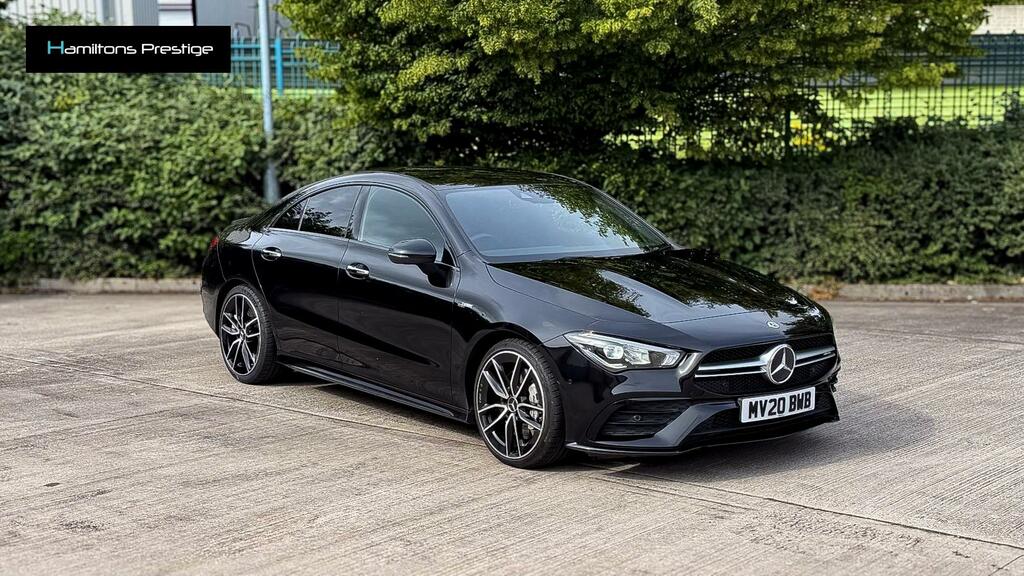 Mercedes-Benz CLA Class 2.0 Cla35 Amg Premium Coupe 7G-dct 4M CV19EAJ Black #4