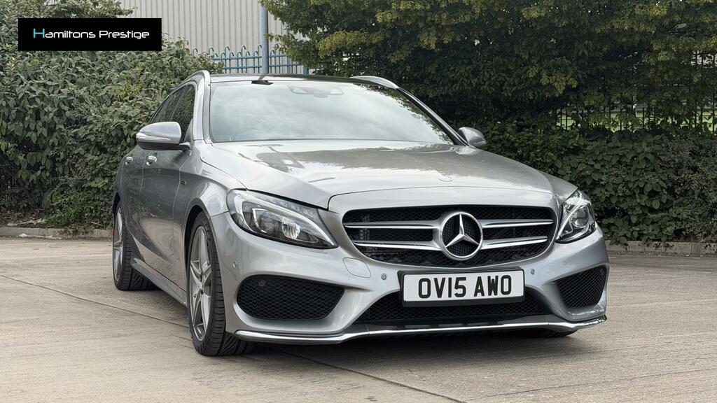 Mercedes-Benz C Class Amg Line Silver #5