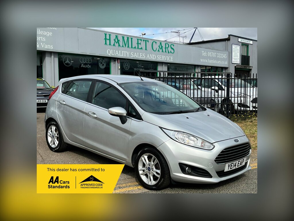 Ford Fiesta 1.25 Zetec Hatchback Euro 5 82 Silver