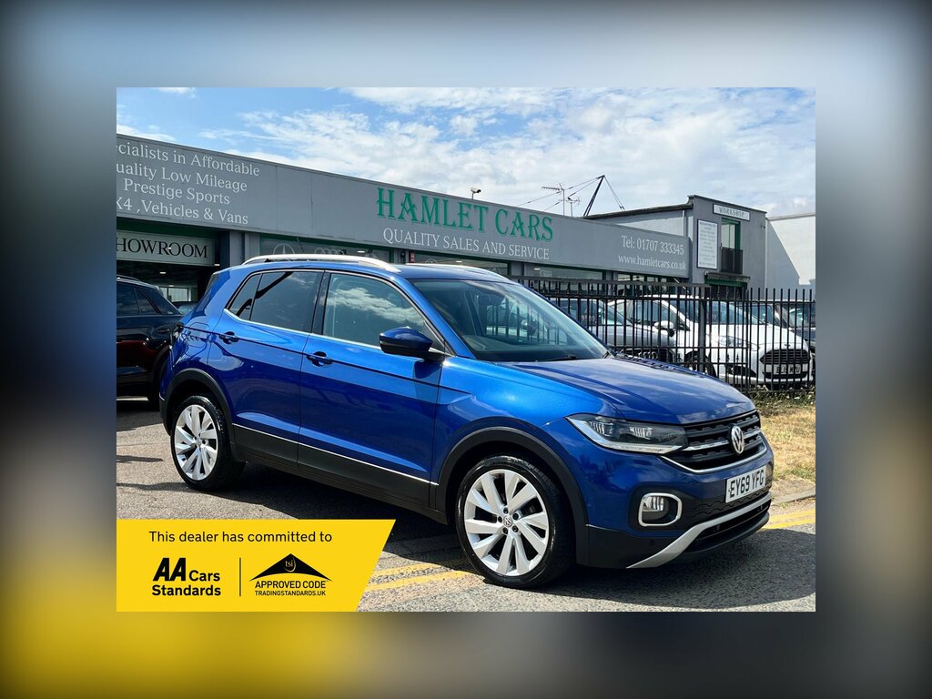 Volkswagen T-Cross 1.0 Tsi Sel Suv Euro 6 Ss 11 Blue