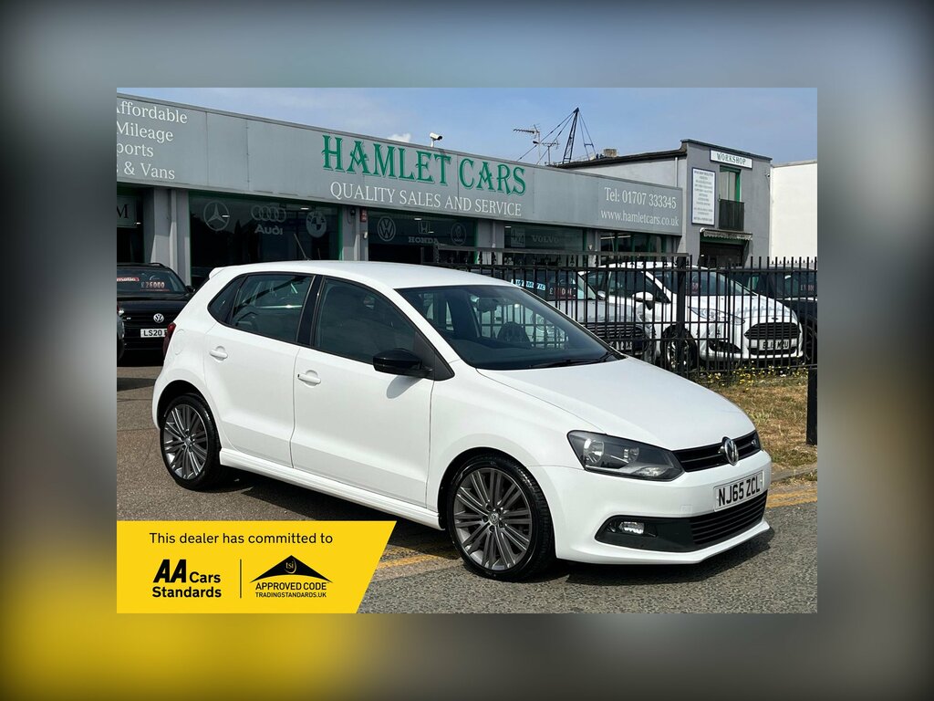 Volkswagen Polo 1.4 Tsi Bluemotion Tech Act Bluegt Hatchback P White