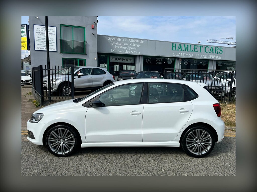 Volkswagen Polo 1.4 Tsi Bluemotion Tech Act Bluegt Hatchback P White #2