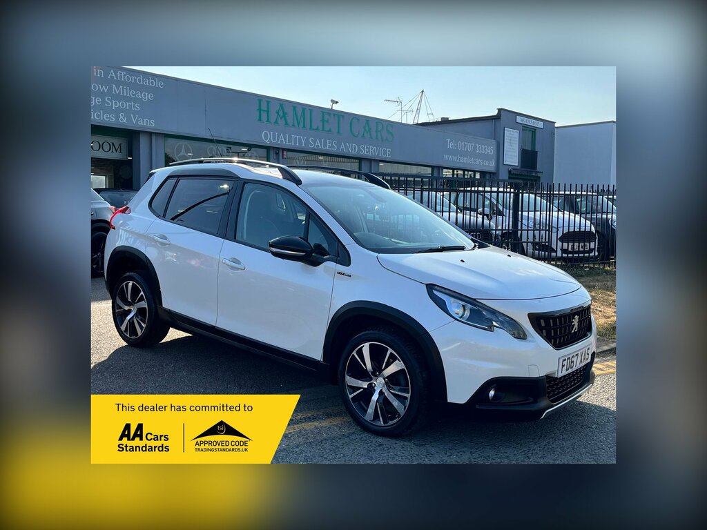 Peugeot 2008 1.2 Puretech Gt Line Suv Euro 6 White
