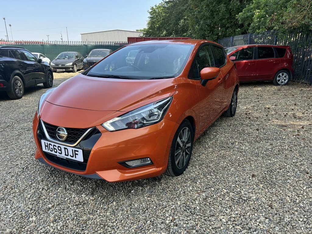 Nissan Micra 1L Tekna Orange #4