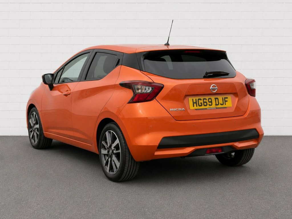 Nissan Micra 1L Tekna Orange #3