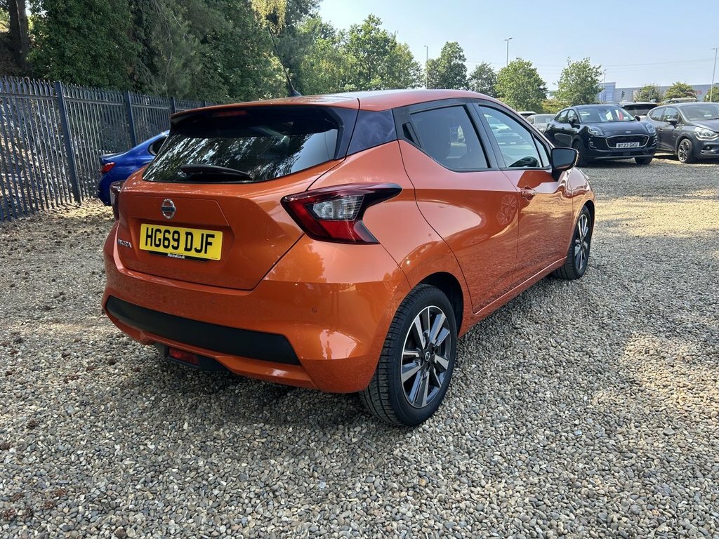 Nissan Micra 1L Tekna Orange #5