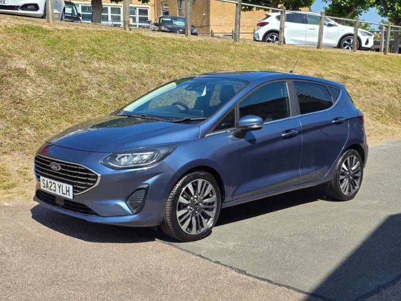 Ford Fiesta 1.0 Ecoboost Hbd Mhev 125 Titanium X - 20 SA23YLH Blue #2