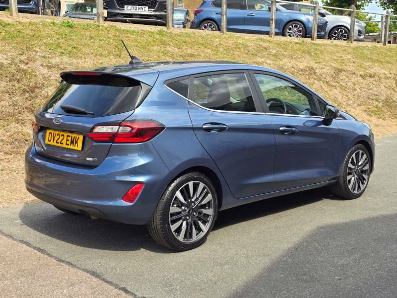 Ford Fiesta 1.0 Ecoboost Hbd Mhev 125 Titanium Vignal OV22EMK Blue #4