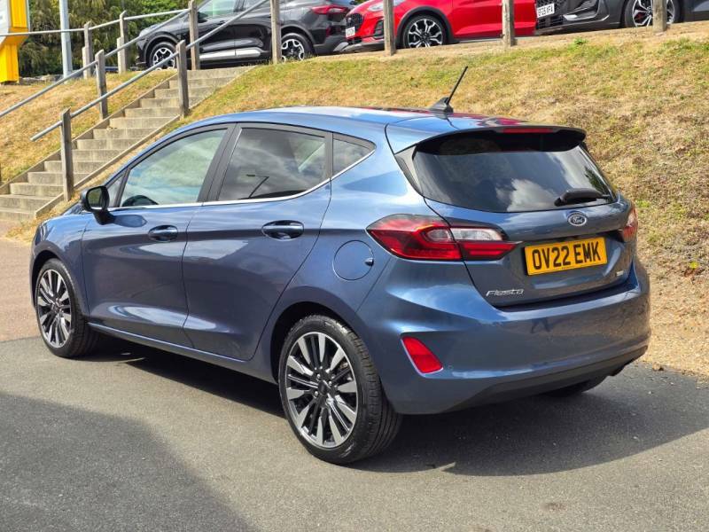 Ford Fiesta 1.0 Ecoboost Hbd Mhev 125 Titanium Vignal OV22EMK Blue #6