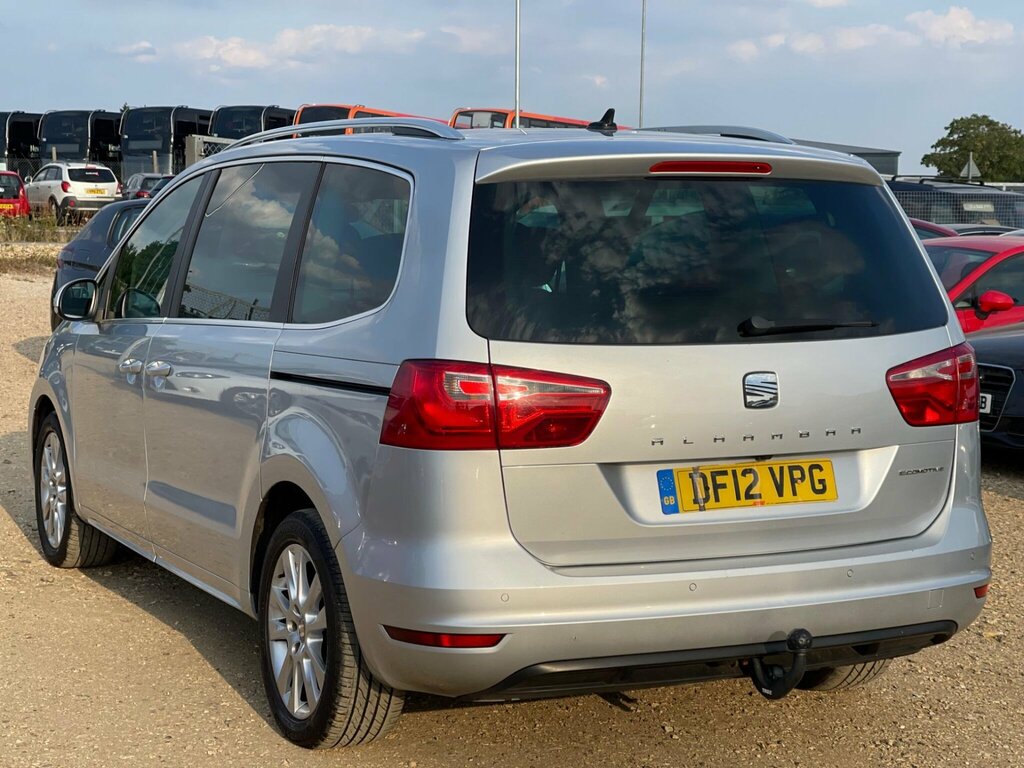 Seat Alhambra 2.0 Tdi Cr Se Lux Euro 5 Ss Silver #4