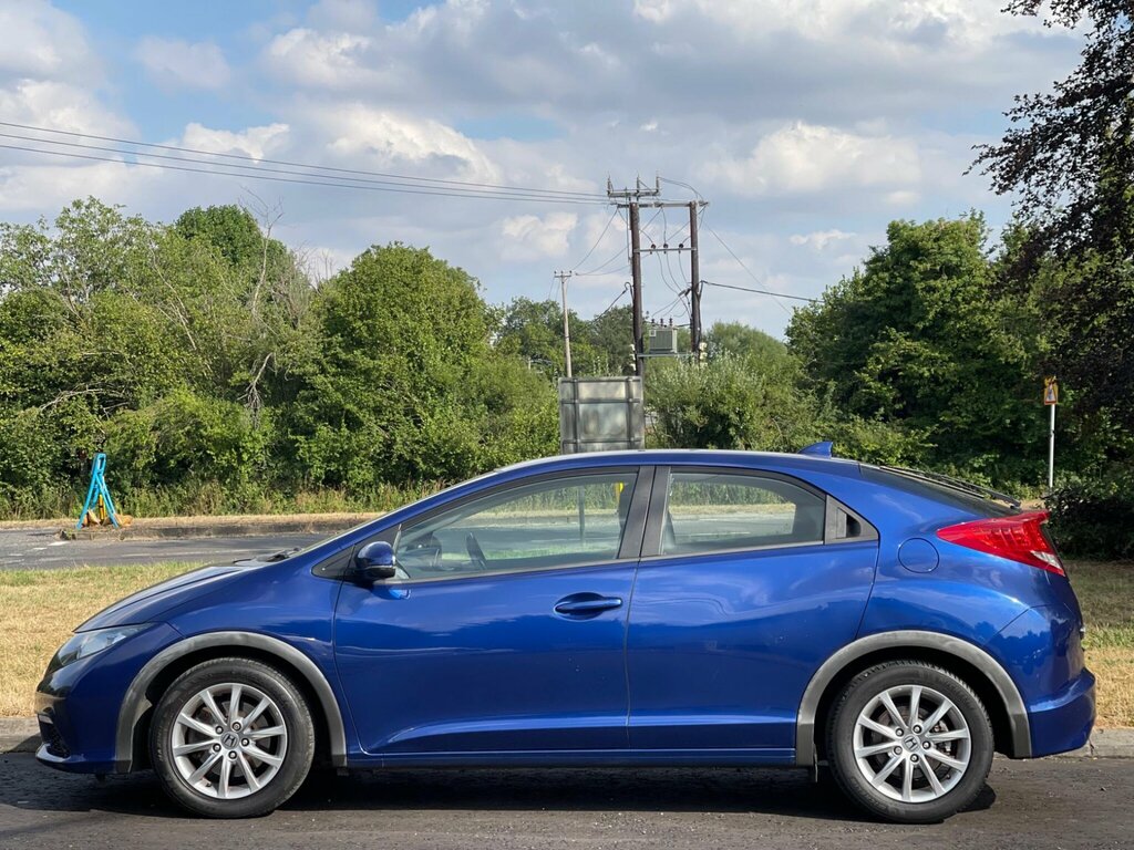 Honda Civic 1.8 I-vtec Ex Euro 5 Ss OE62UWY Blue #3