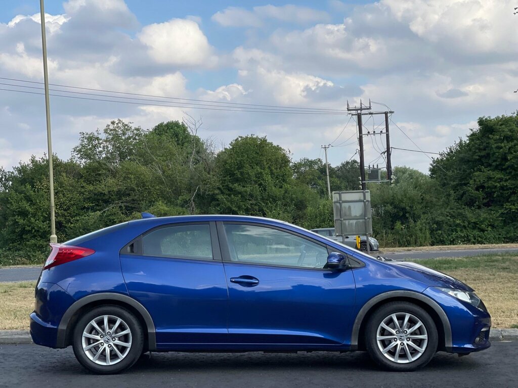 Honda Civic 1.8 I-vtec Ex Euro 5 Ss OE62UWY Blue #5