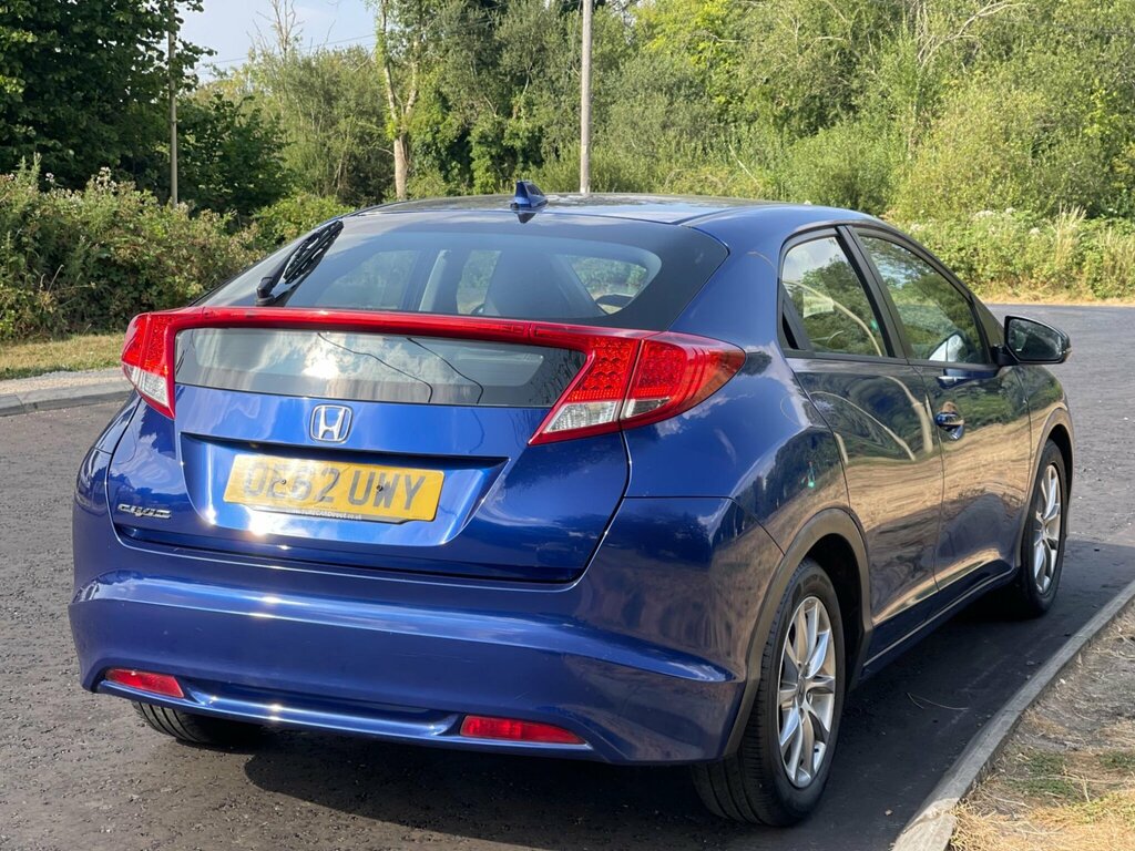 Honda Civic 1.8 I-vtec Ex Euro 5 Ss OE62UWY Blue #6