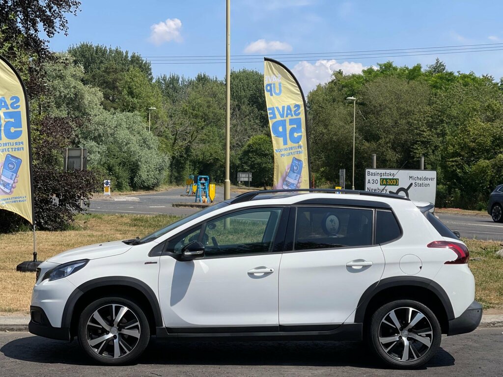 Peugeot 2008 1.6 Bluehdi Gt Line Euro 6 White #3